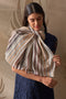 Flyaway Sparkle Embroidered Wool Silk Stole